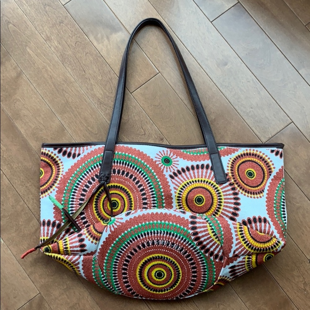 Colorful beach tote!